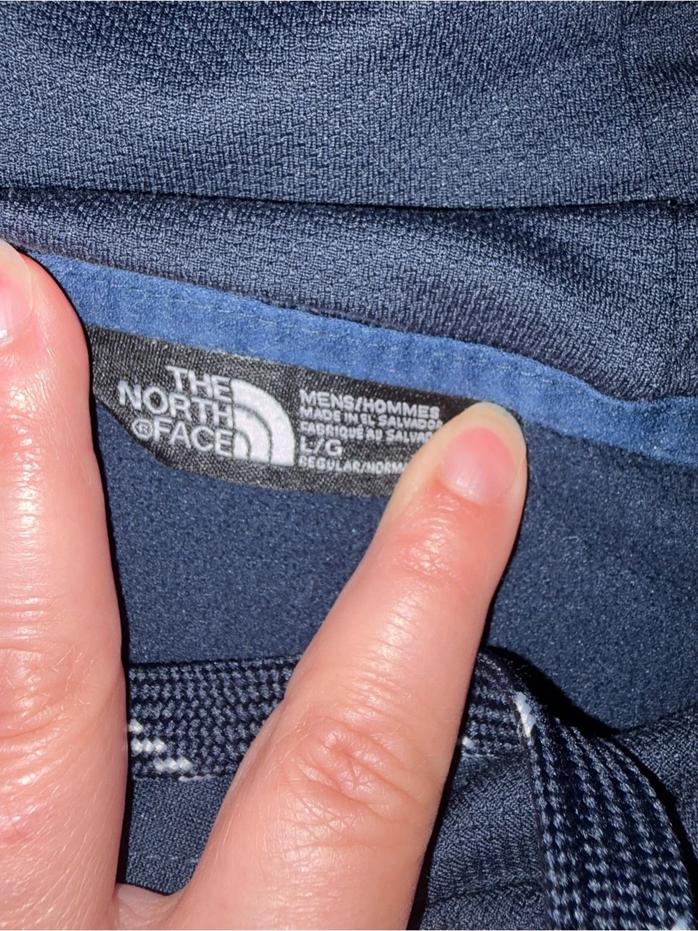 The North Face Men's Navy Logo Hoodie Size Large